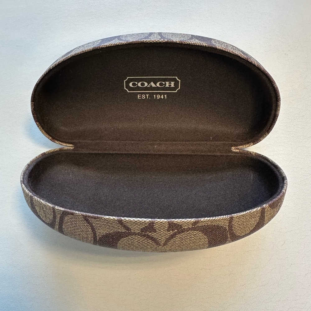 Coach Signature C Eyeglass Case New